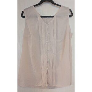 Avenue Ivory Sleeveles Blouse 14/16